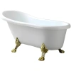 Акриловая ванна Ceruttispa Classic CT9667 157x77 см, отдельностоящая, белый