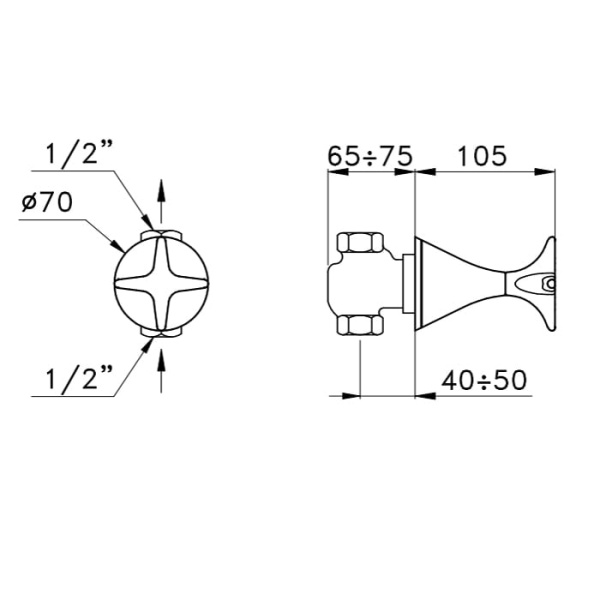 Смеситель Stella 130 CT 01100 CR00