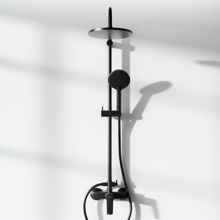 Душевая стойка Damixa Jupiter 977710300 черная матовая