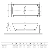 Акриловая ванна 180x80 см Excellent Crown WAEX.CRO18WH