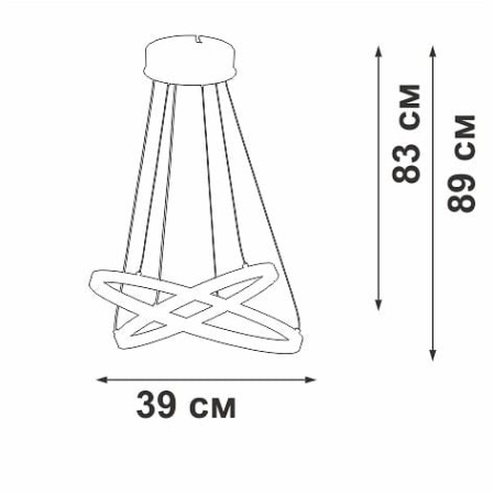 Подвесной светильник Vitaluce V2515DT V2515DT-0/2S