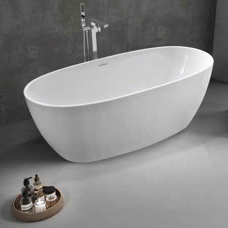 Акриловая ванна Abber 170x80 AB9265-1.7 белая глянцевая