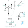 Смеситель для ванны THG Mtropolis cristal clair A2A.A02.112BG