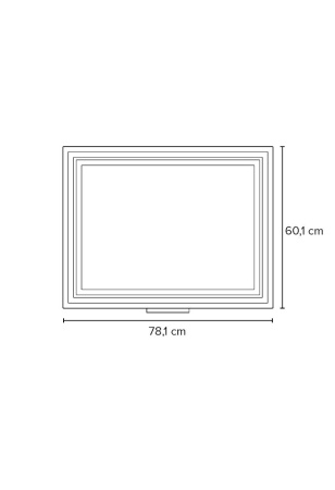 Зеркало Bagno Piu Neo 80X60 белое