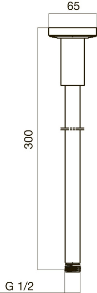 Кронштейн для верхнего душа AM.PM F0500600