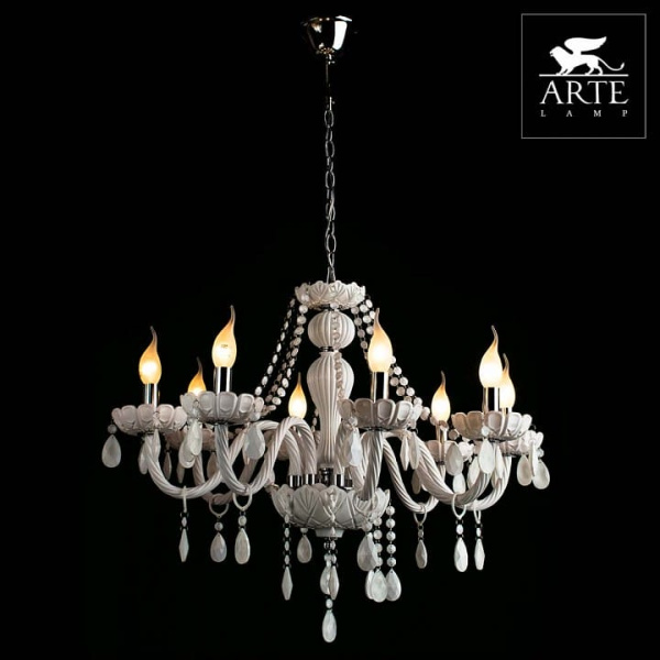 Подвесная люстра Arte Lamp Teatro A3964LM-8WH