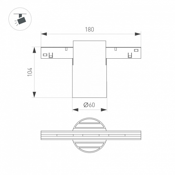 Накладной светильник Arlight MAG-ORIENT 059258