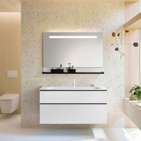 Тумба с раковиной Burgbad Fiumo 120 SFXN122F3956FOT2G0200C0001*1 белый матовый