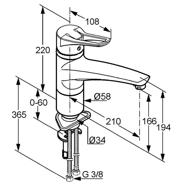 Смеситель для кухни Kludi Mx 399040562
