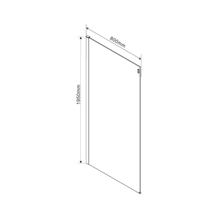 Душевой уголок Vincea Como VSR-1C8013CL