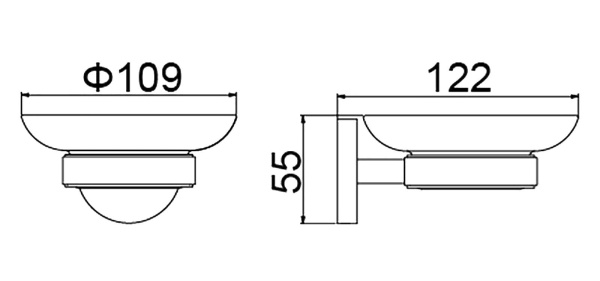 Мыльница Timo Saona 13021/03