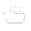 Держатель туалетной бумаги Nicolazzi Impero 1492CR36