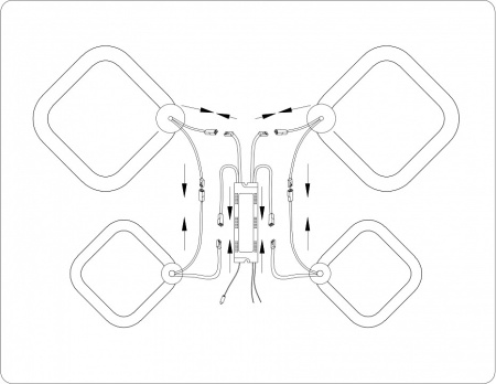 Потолочная люстра Ambrella Light FA FA3822