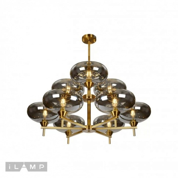 Люстра на штанге iLamp Rivoli 6607/9 GD