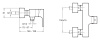 Смеситель для душа Jacob Delafon STRAYT E45371-CP