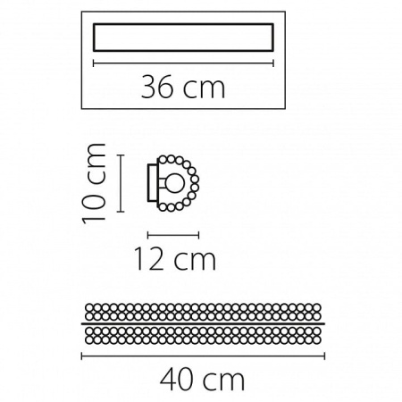 Накладной светильник Lightstar Monile 704634