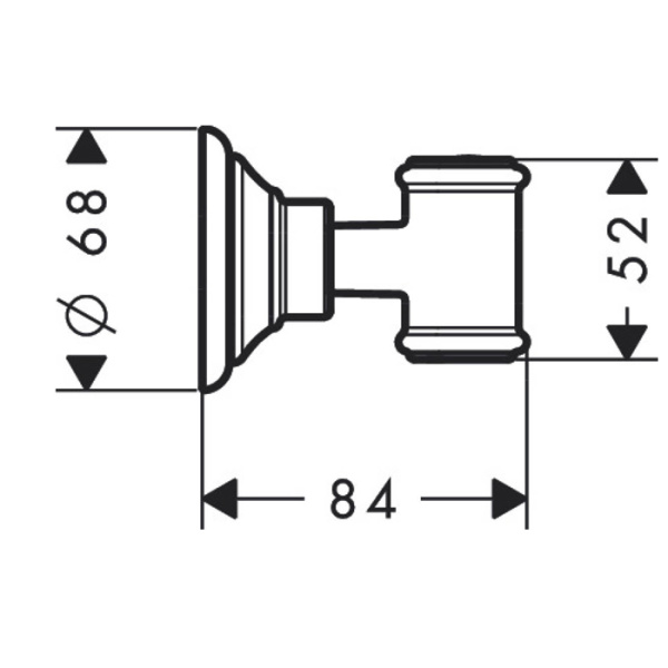 Держатель для душа Axor Montreux 16325820 шлифованный никель
