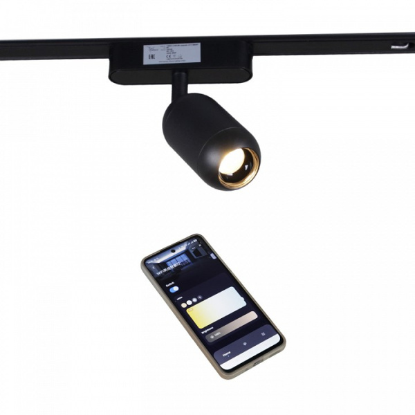 Светильник на штанге Reluce 13009 13009-9.3-001UR magnetic Led7W BK CCT+SMART