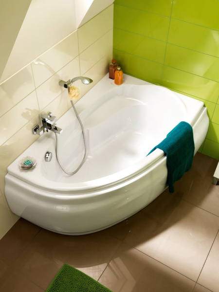 Акриловая ванна Cersanit Joanna 140х90 WA-JOANNA*140-R-W правая, белый