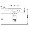 Раковина 70x54,5 см Duravit Starck 3 0312700000