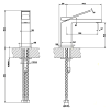 Смеситель для раковины Gessi Rettangolo K 53002#031