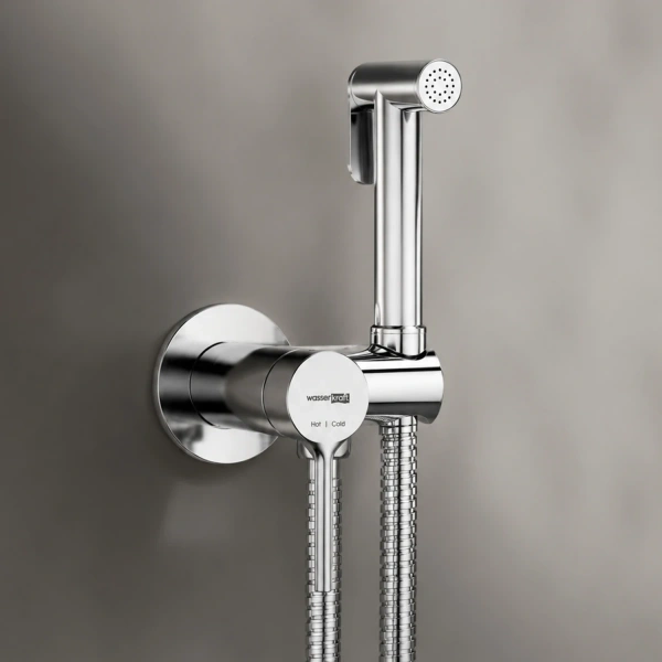 Гигиенический душ WasserKRAFT Rhein 9938 со смесителем, хром