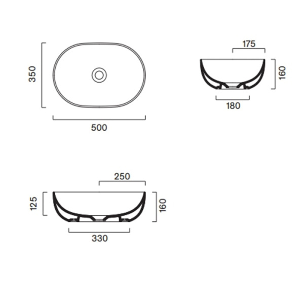 Раковина Catalano Sfera 50 0522500001