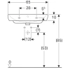 Раковина 65x48 см Geberit Smyle 500.230.01.1