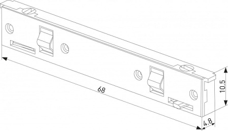 Соединитель линейный для треков Elektrostandard Mini Magnetic a067996