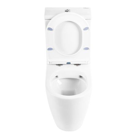 Унитаз-компакт безободковый BelBagno MARINO BB105CPR с сиденьем BB870SC