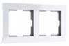 Рамка на 2 поста Werkel Acrylic (белый) W0022701
