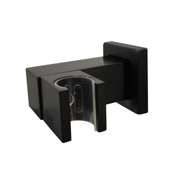 Шланговое подключение Paini 50PZ480QQ квадратный матовый чёрный PVD