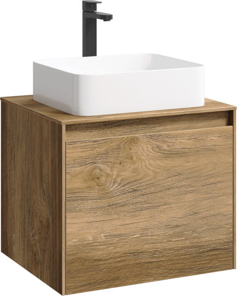 Тумба под раковину без фасада AQWELLA 5 Stars Mobi 60 MOB0106DB дуб балтийский