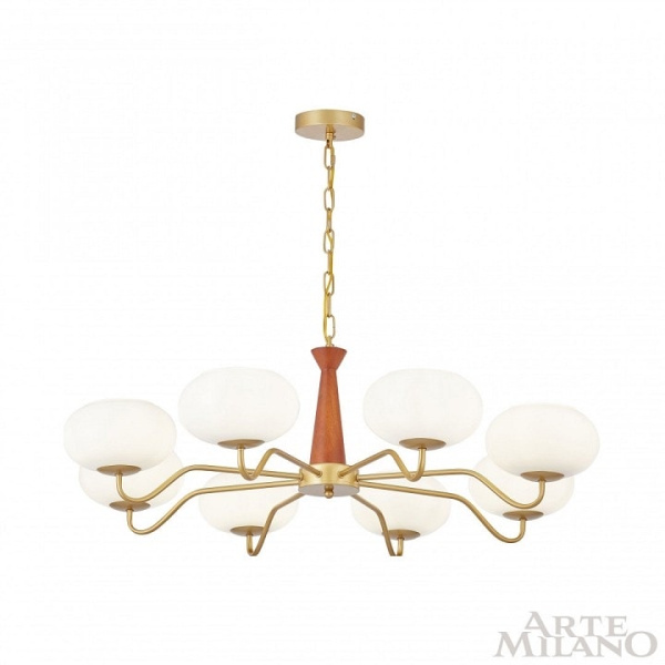 Подвесная люстра Arte Milano AM-Napoli 310166/D900/8 BS/WD