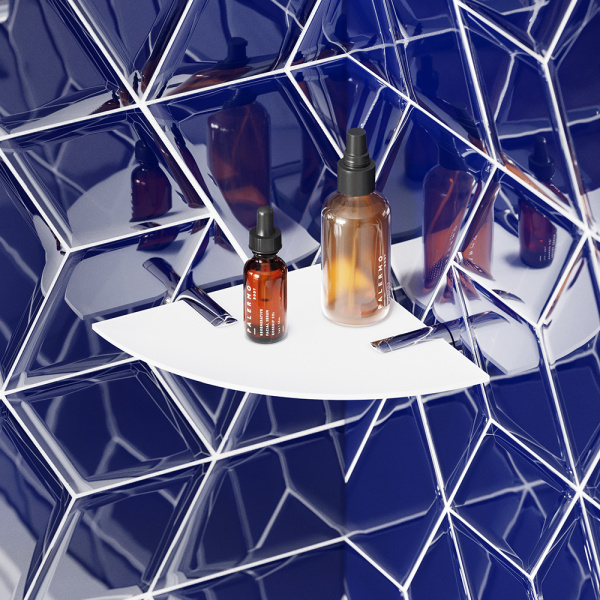 Угловая стеклянная полка AM.PM Joy A8434900 20 см