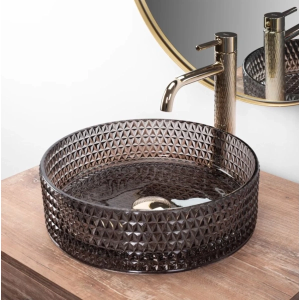 Раковина 35,5x35,5 см Rea Cristal REA-U9671