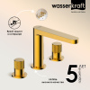 Смеситель для раковины WasserKRAFT Schunter 8235 золото