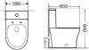 Сливной бачок Aquanet Roll Roll 2-C-1 белый