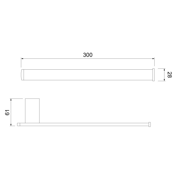 Полотенцедержатель Timo Torne 43050/03 черный