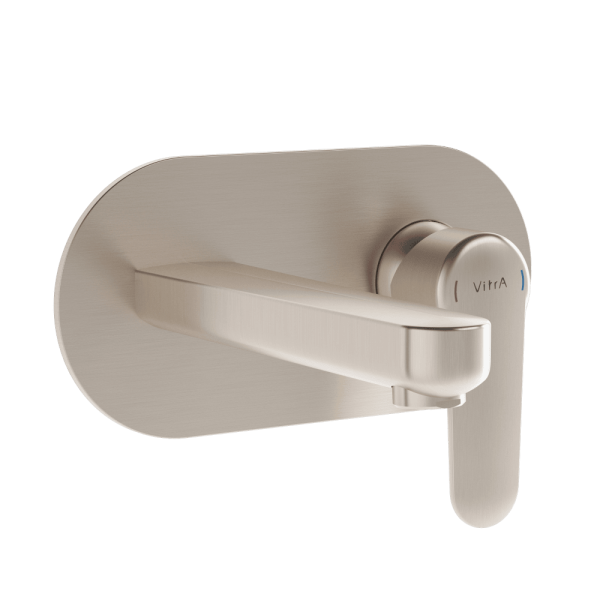 Смеситель для раковины Vitra Root Round A4272134EXP брашированный никель