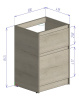 Раковина BelBagno BB1200/480-LV-MR-L