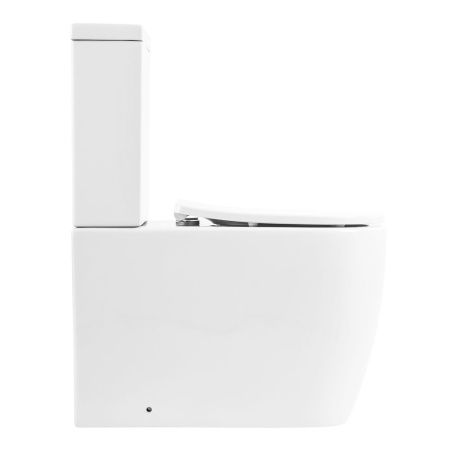 Унитаз-компакт безободковый BelBagno MARINO BB105CPR с сиденьем BB2031SC