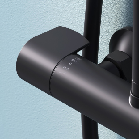 Душевая стойка AM.PM X-Joy F0785A422 черный матовый