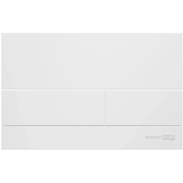 Инсталляция для унитаза WasserKRAFT Glan 66 66TLT.010.ME.BL.WM04 с кнопкой смыва, белый матовый