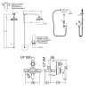 Душевая стойка Devon&Devon Doccia MARK618CRBD