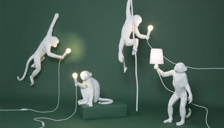 Лампа светодиодная Seletti Monkey Lamp E14 4Вт K R14880