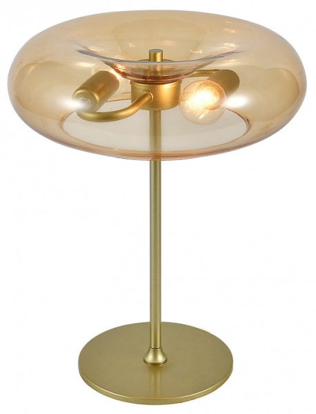 Настольная лампа декоративная Indigo Leggero 11062/2T Amber