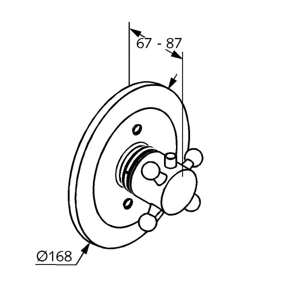 Смеситель для душа Kludi Adlon 517190520
