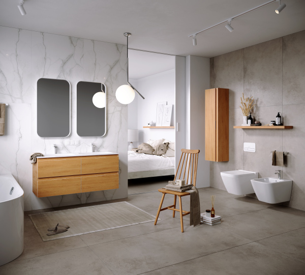 Пенал Aqwella Accent 35 ACC0535DZ дуб золотой