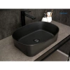 Раковина-чаша GID N9028bg 53x36 см, накладная, черный графит